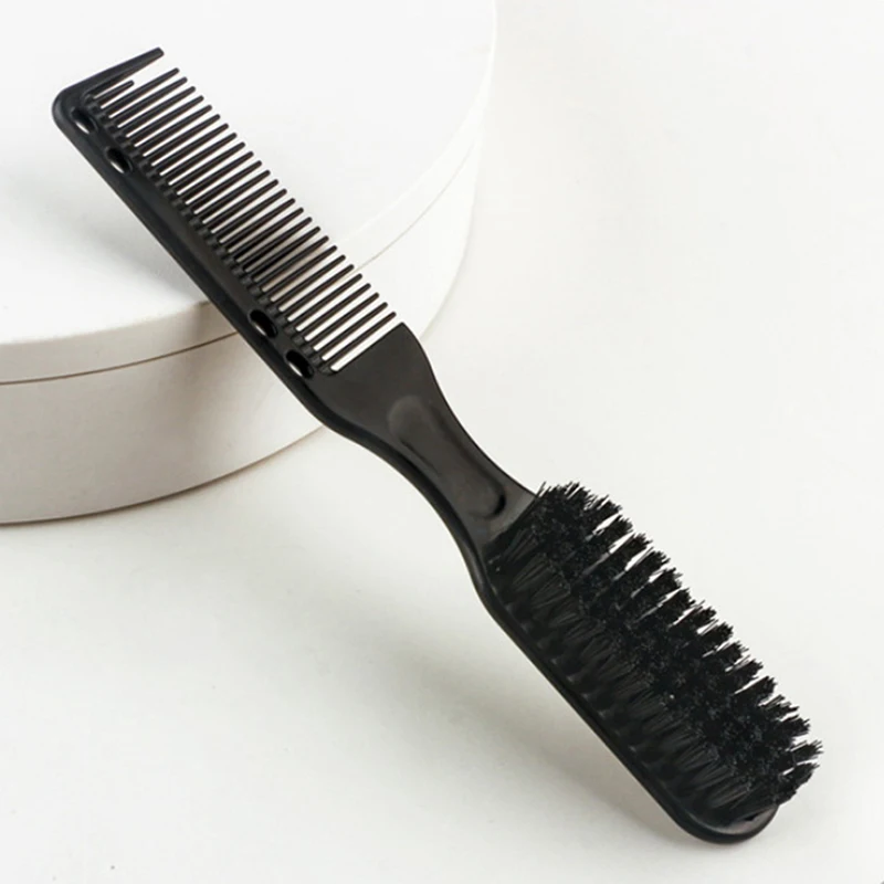 Brosse à barbe noire double face