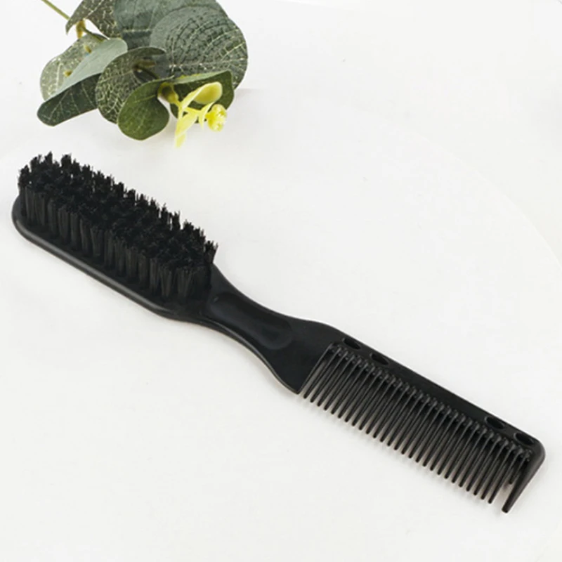 Brosse à barbe noire double face