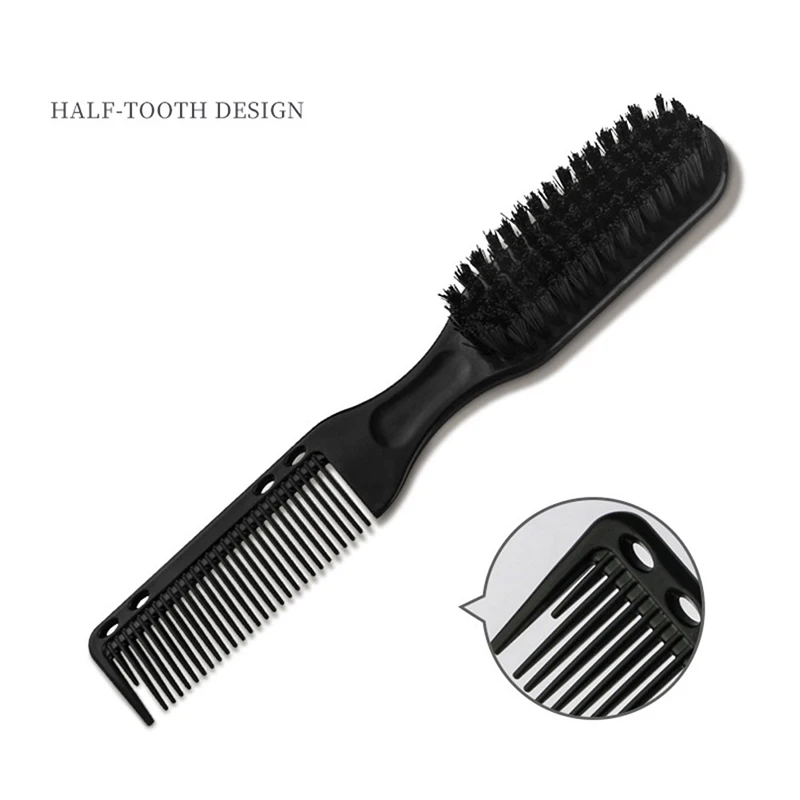 Brosse à barbe noire double face