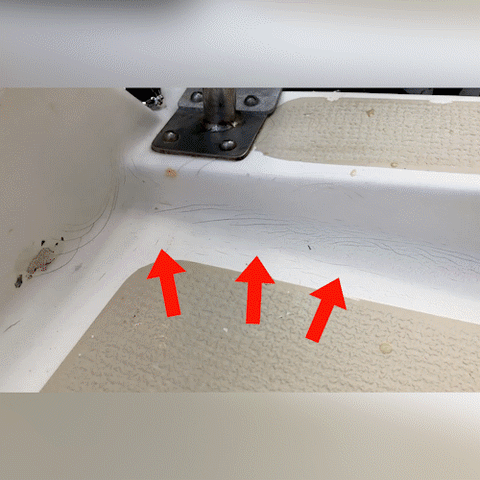 Réparations instantanées de Gelcoat