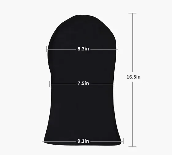 Cagoule intégrale noire