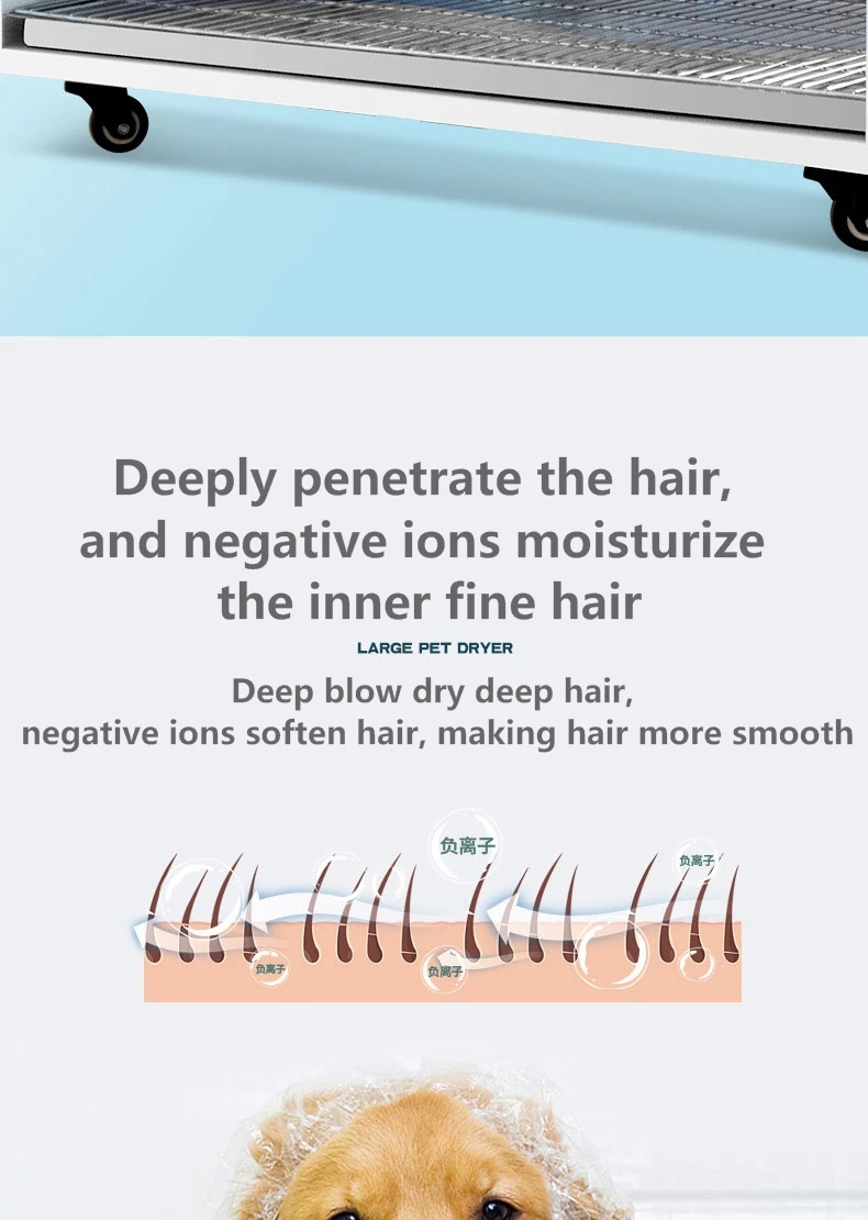 3000w After Bathing Large Pet Hair Blower Dryer Automatic Water Blowing Machine Cat Dog Pet Grooming Dryer Box