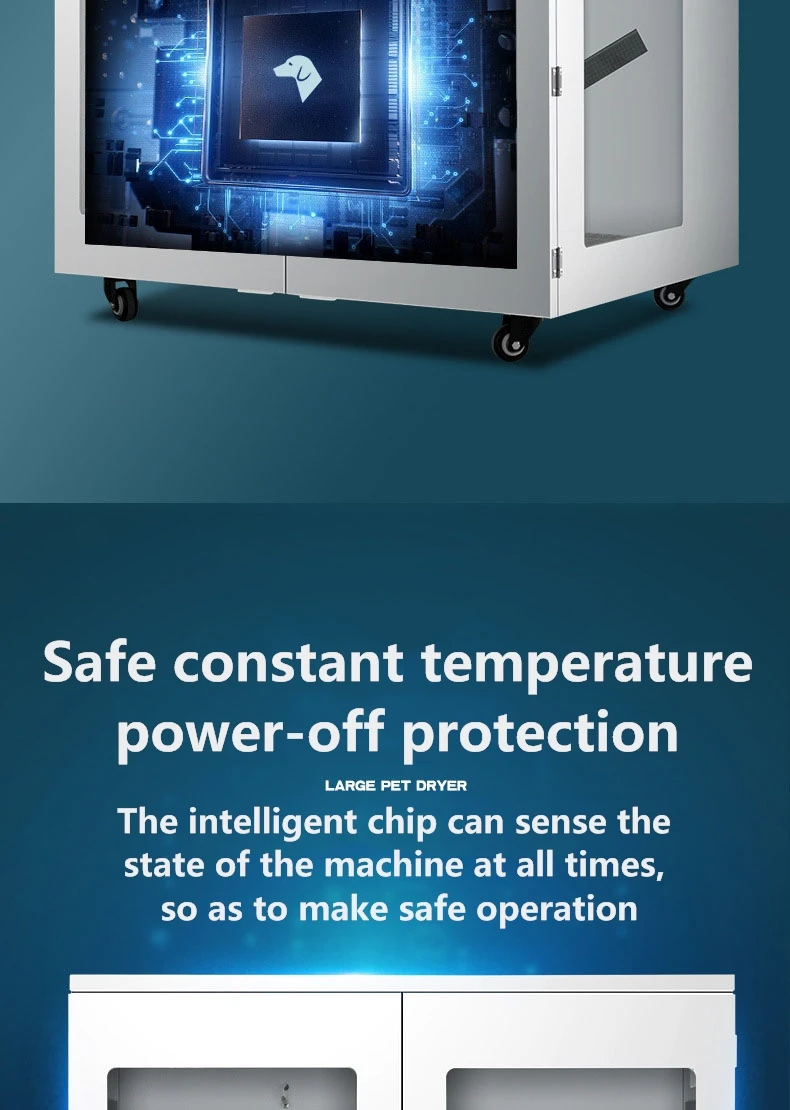 3000w After Bathing Large Pet Hair Blower Dryer Automatic Water Blowing Machine Cat Dog Pet Grooming Dryer Box