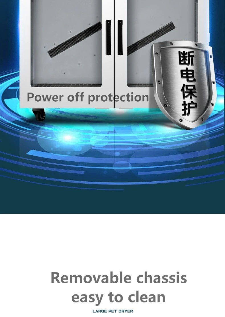 3000w After Bathing Large Pet Hair Blower Dryer Automatic Water Blowing Machine Cat Dog Pet Grooming Dryer Box