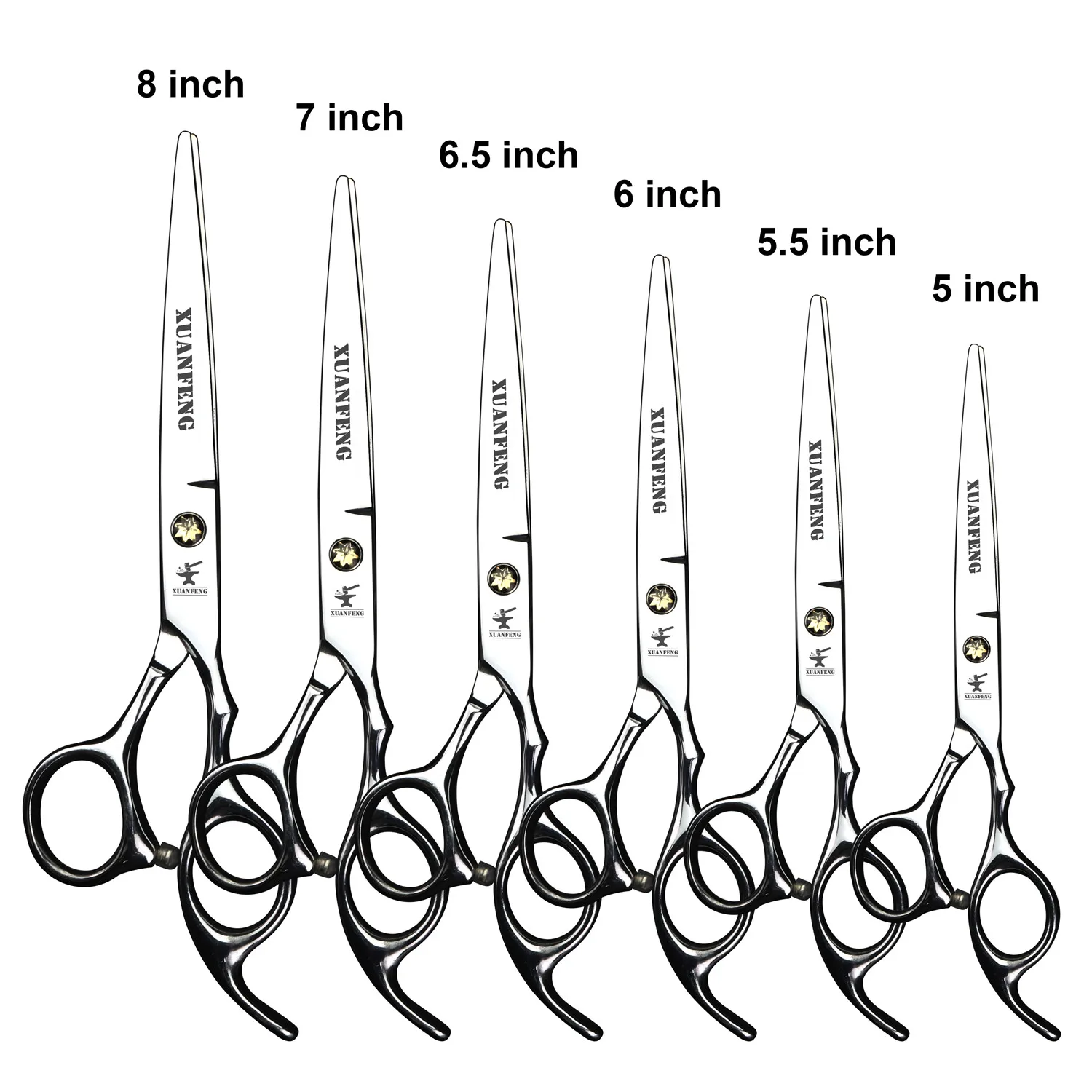 Ciseaux de coupe en acier pour barbier