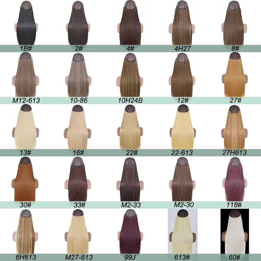Affichage de couleur de cheveux droits