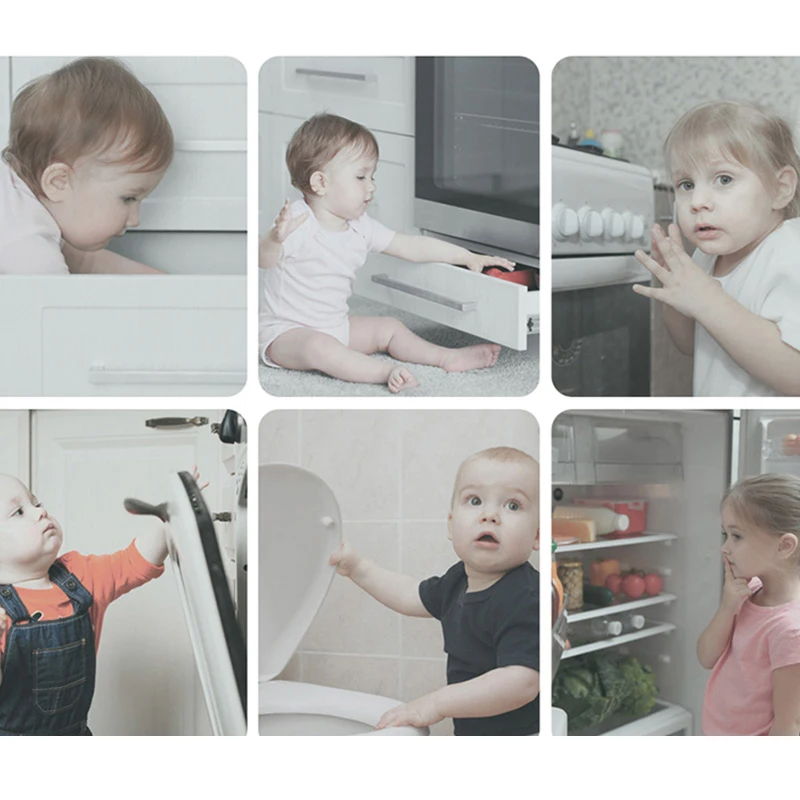 Bébé renversant l'armoire