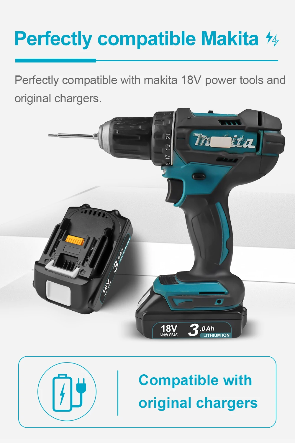 Compatibilité Makita
