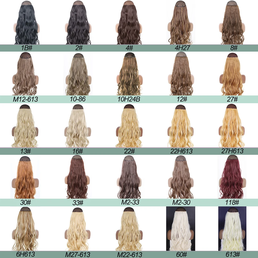Affichage de couleur de cheveux bouclés