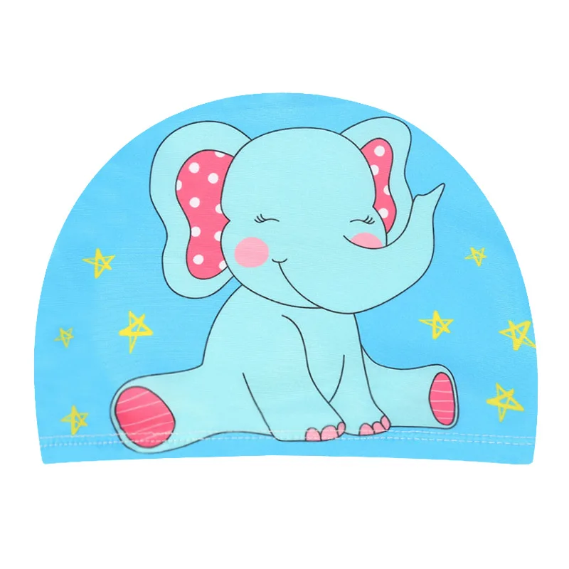 Image du bonnet de natation en tissu pour enfants