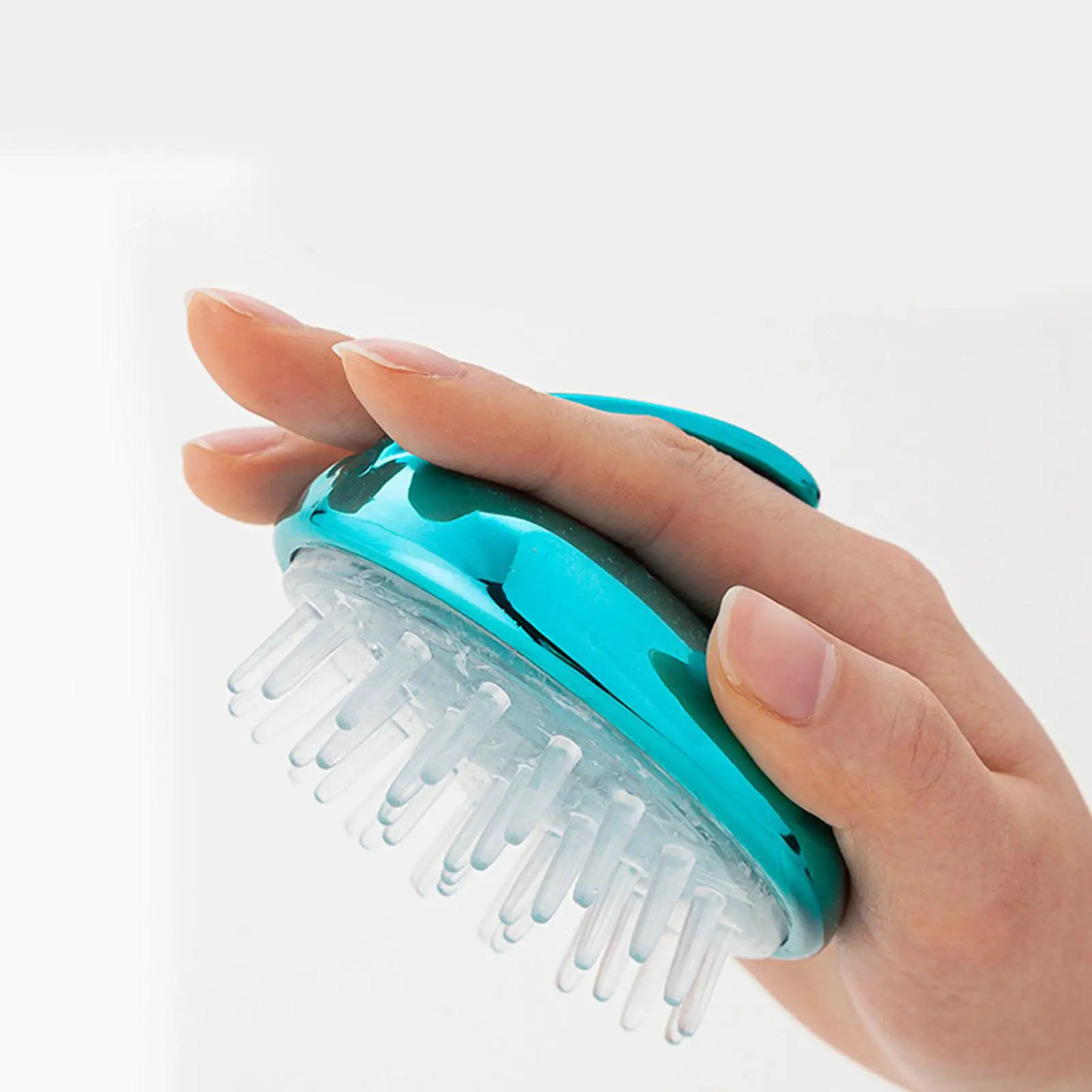 Scalp Massager Brush Exfoliator for Hair Growth Long Short Natural