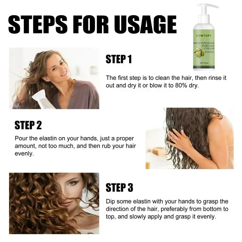 Crème volumisante pour cheveux