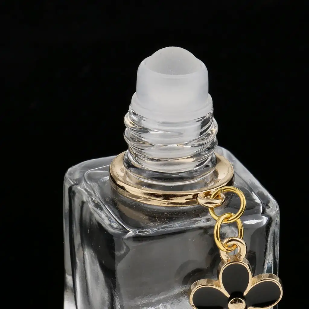 8ML Makeup Portable Perfumes Essential Oil Aftershave Glass Bottle Storage Case Clear Easy for Travel