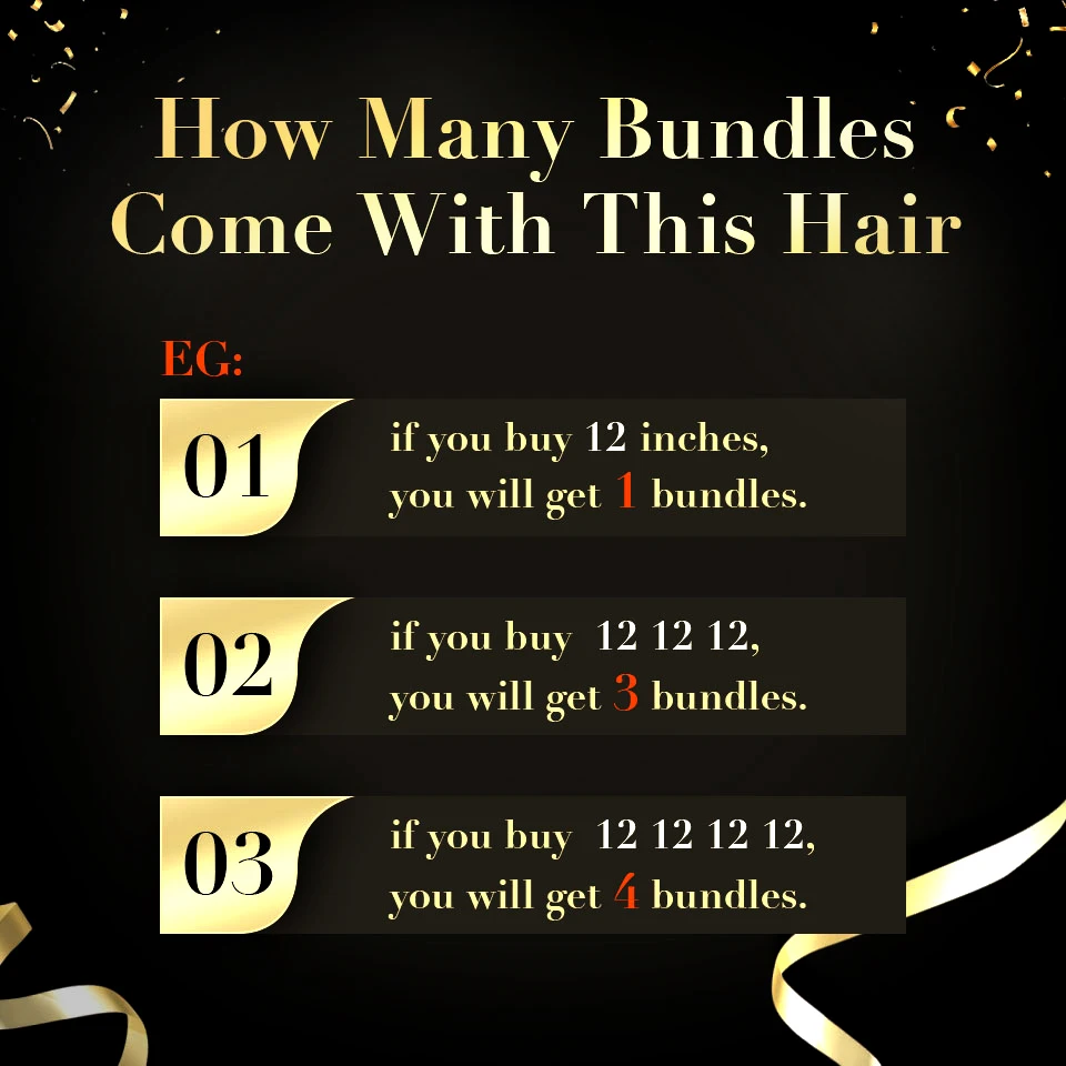 Bundles brésiliens bouclés avec fermeture