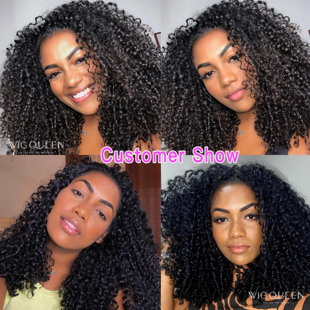 Bundles brésiliens bouclés avec fermeture
