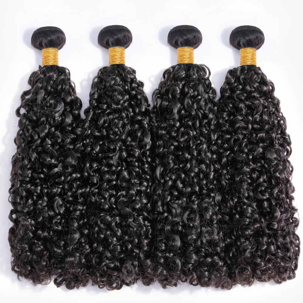 Bundles brésiliens bouclés avec fermeture