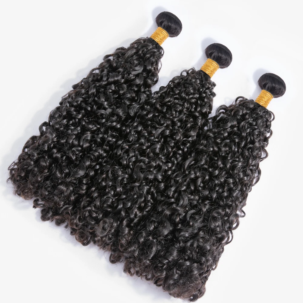 Bundles brésiliens bouclés avec fermeture