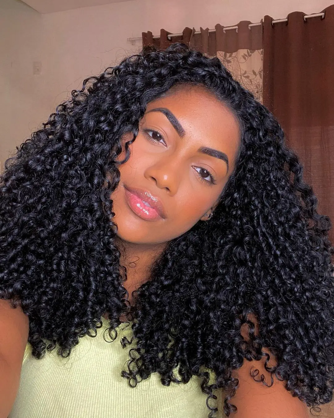Bundles brésiliens bouclés avec fermeture