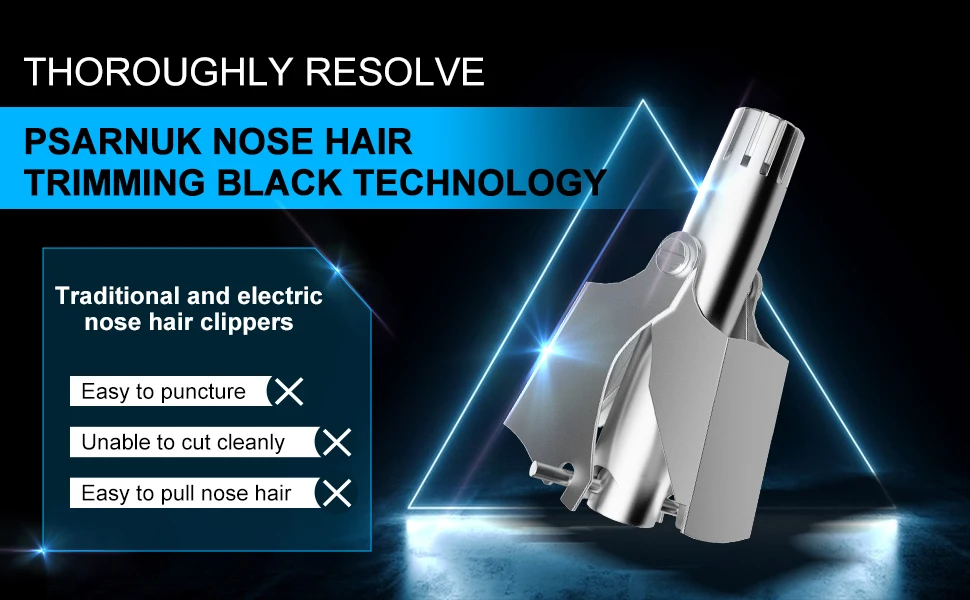 Tondeuse à cheveux en acier inoxydable